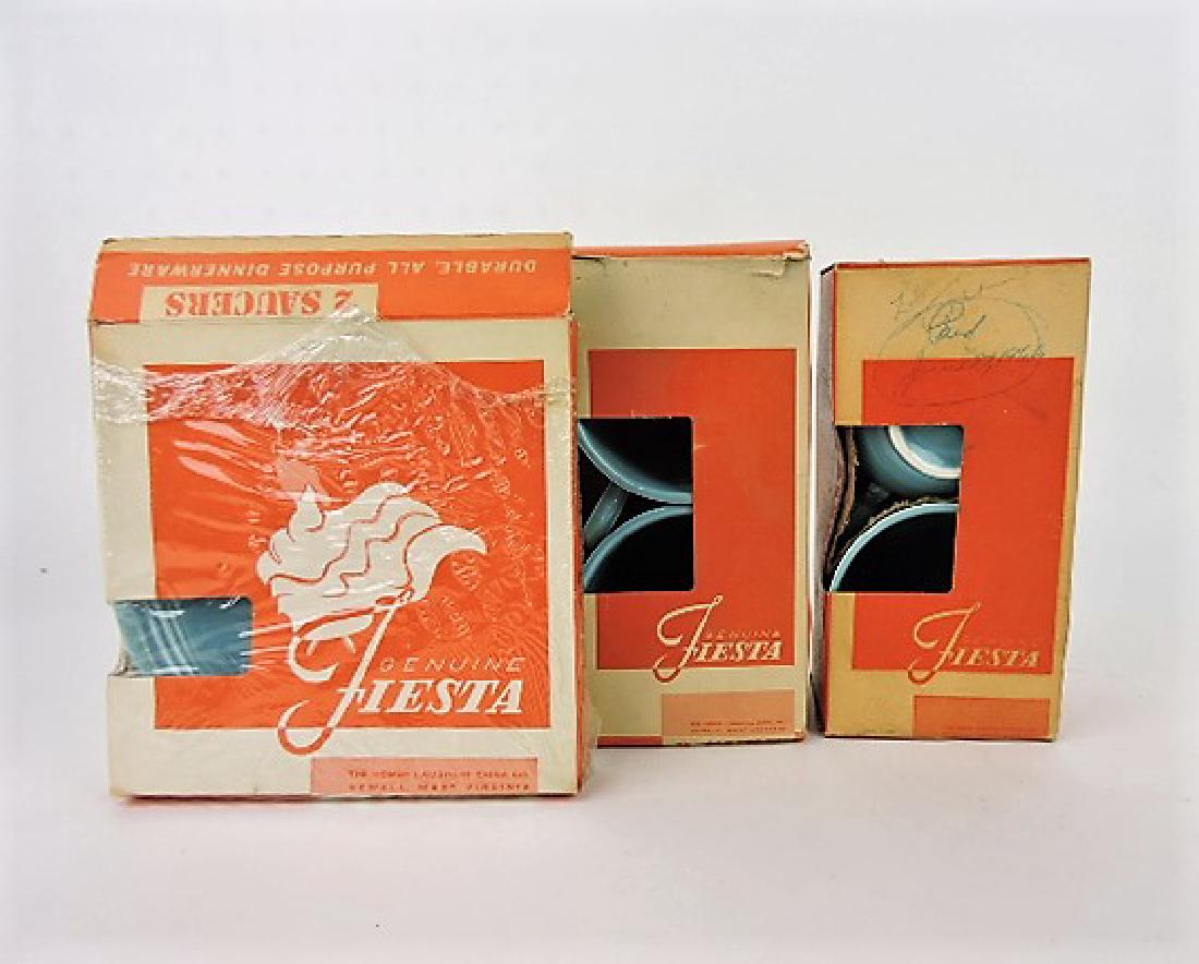 Fiesta turquoise lot of 2 pair cups and (1 of 1)