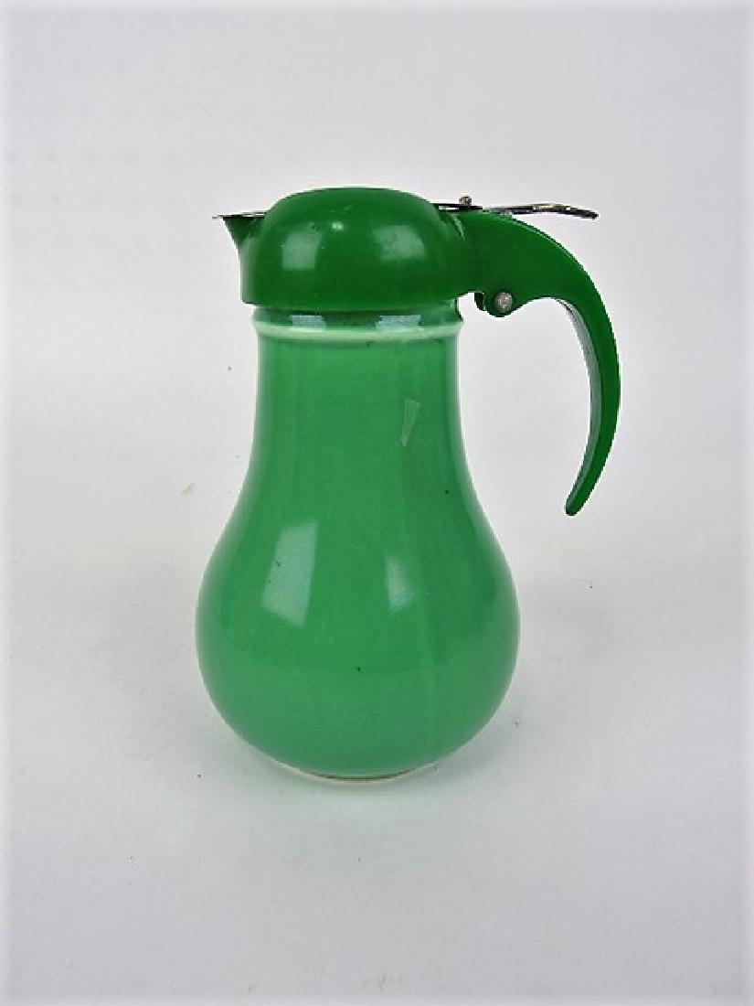 Fiesta syrup pitcher, green (1 of 1)