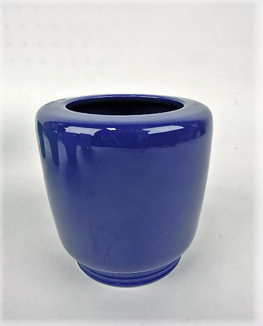 FIesta cobalt World's Fair vase, 4 1/2" (1 of 1)