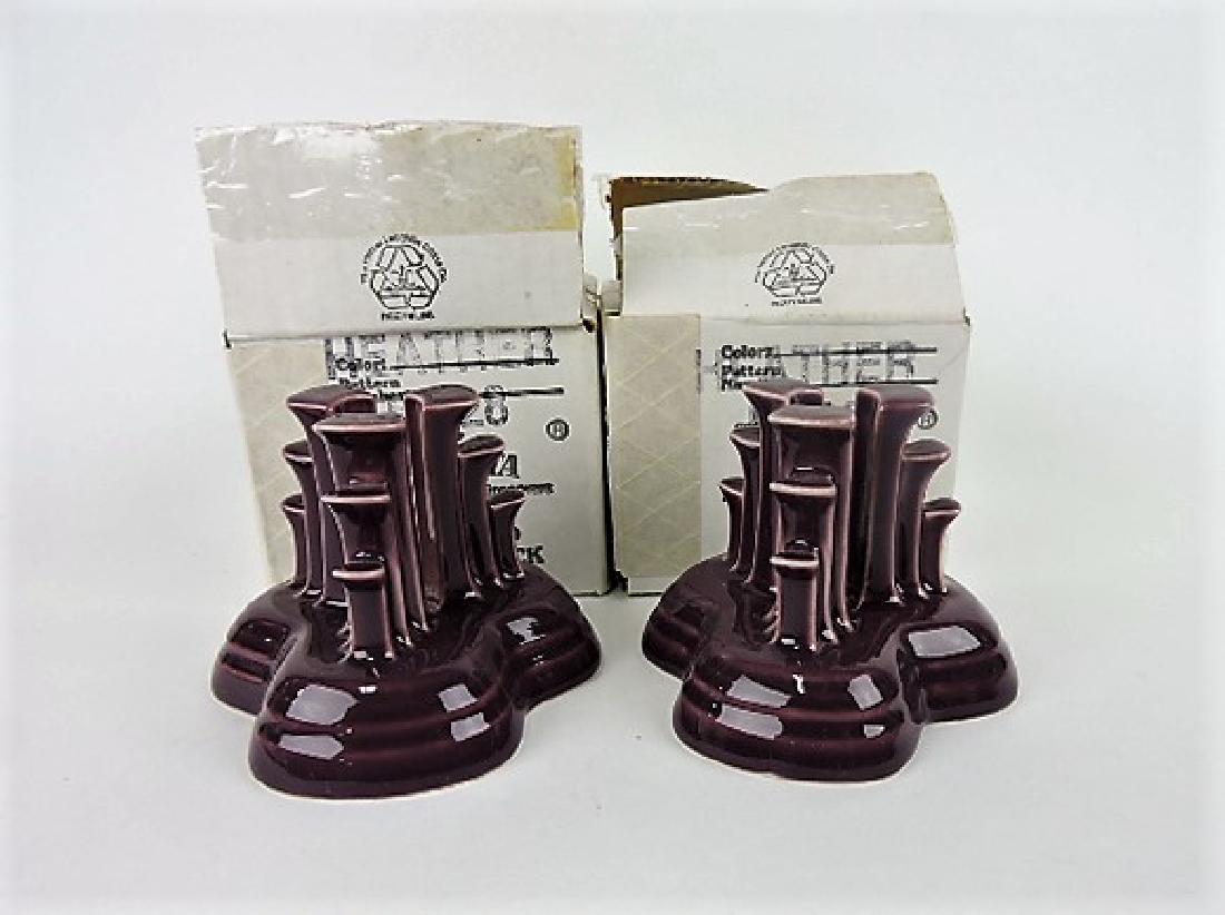 Fiesta Post 86 Heather pair pyramid candle (1 of 1)