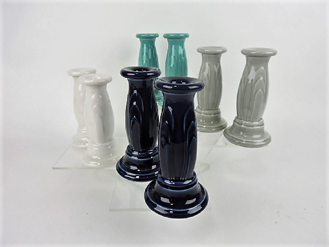 Fiesta Post 86 pair of tapered candle sticks, (1 of 1)