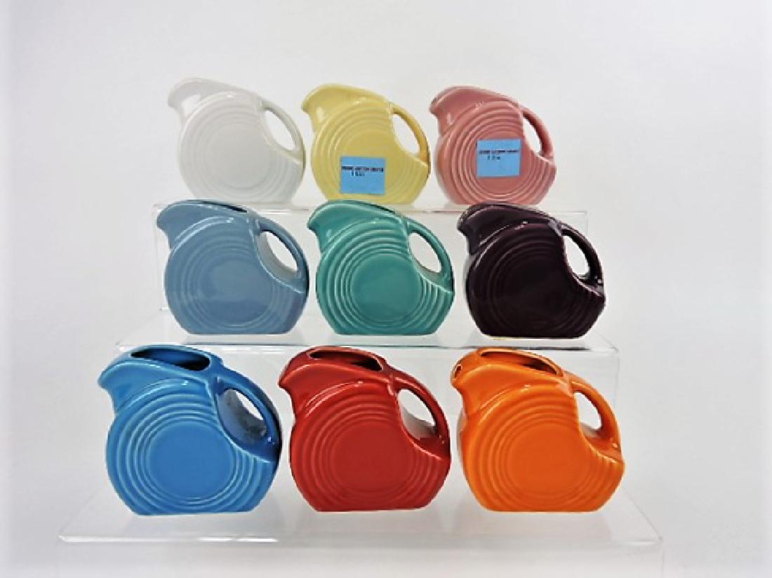 Fiesta Post 86 lot of 9 mini disk pitchers (1 of 1)