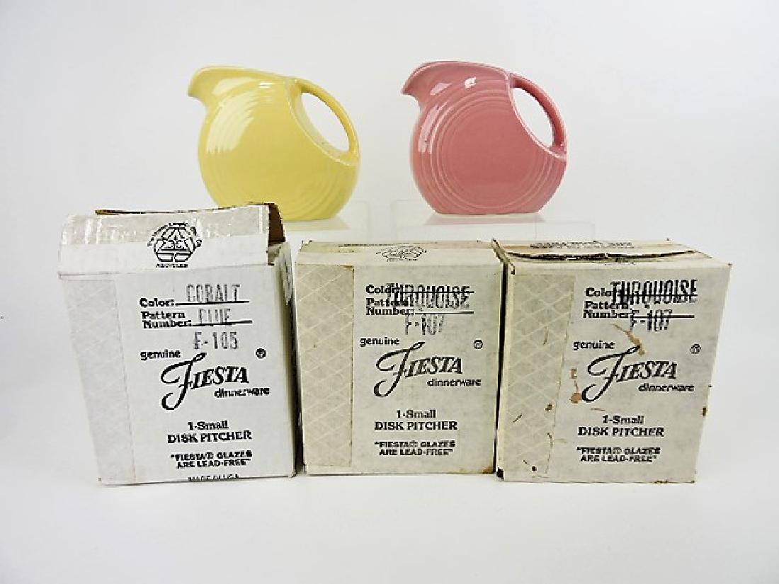 Fiesta Post 86 disk pitcher group; yellow, (1 of 1)