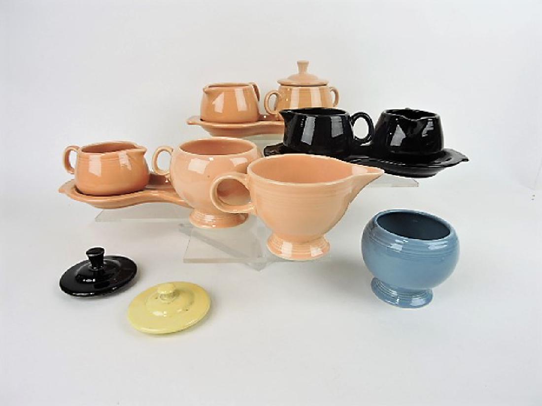 Fiesta Post 86 cream, sugar & tray (1 of 1)