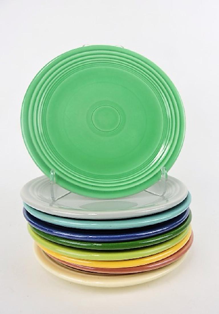 Fiesta 7" plate group, 9 mixed (1 of 1)