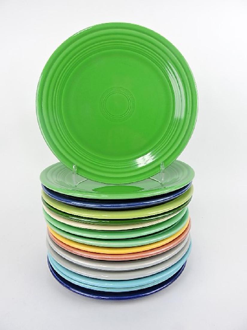 Fiesta 9" plate group, 15 mixed colors (1 of 1)