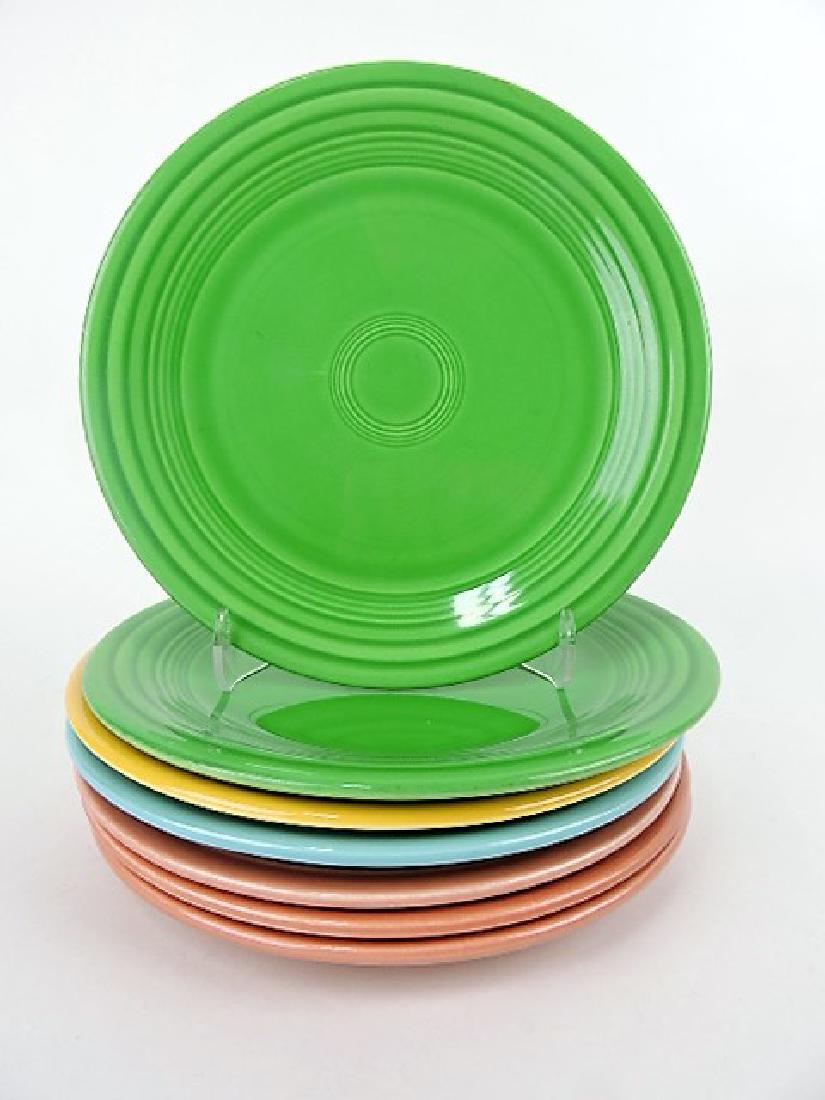 Fiesta 9" plate group, 7 mixed (1 of 1)