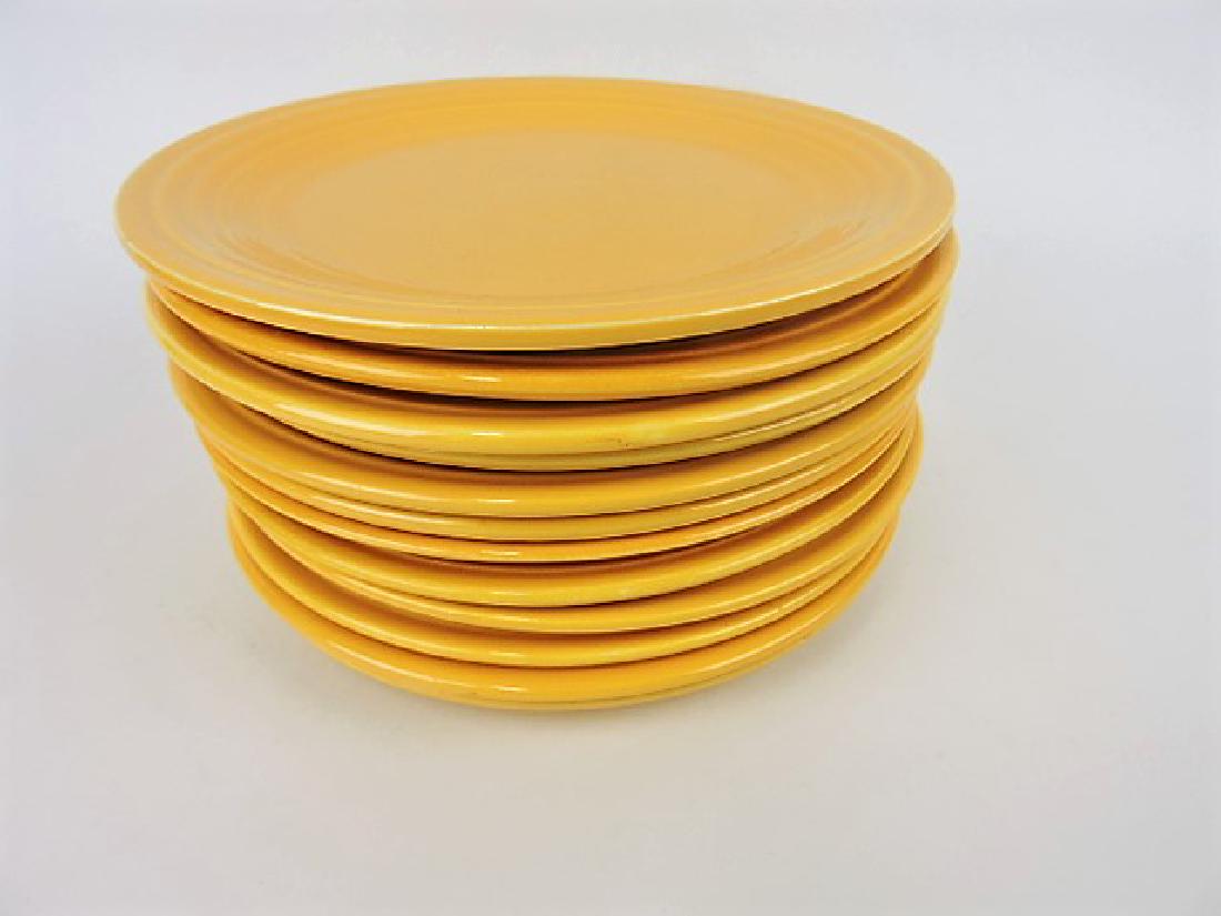 Fiesta 9" plate group, 12 yellow (1 of 1)