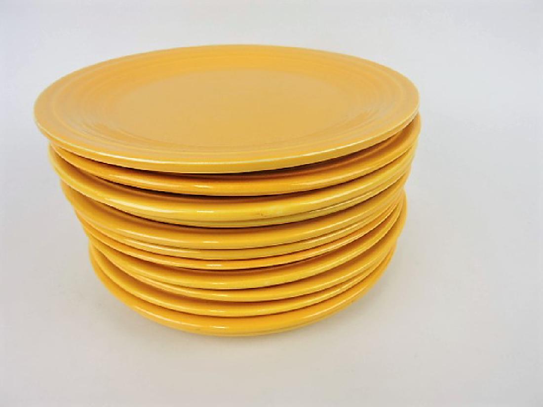 Fiesta 9" plate group, 12 yellow (1 of 1)