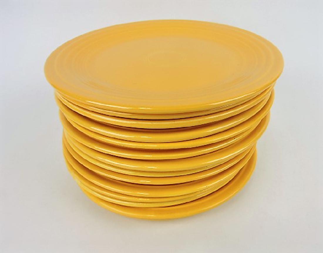Fiesta 9" plate group, 14 yellow (1 of 1)