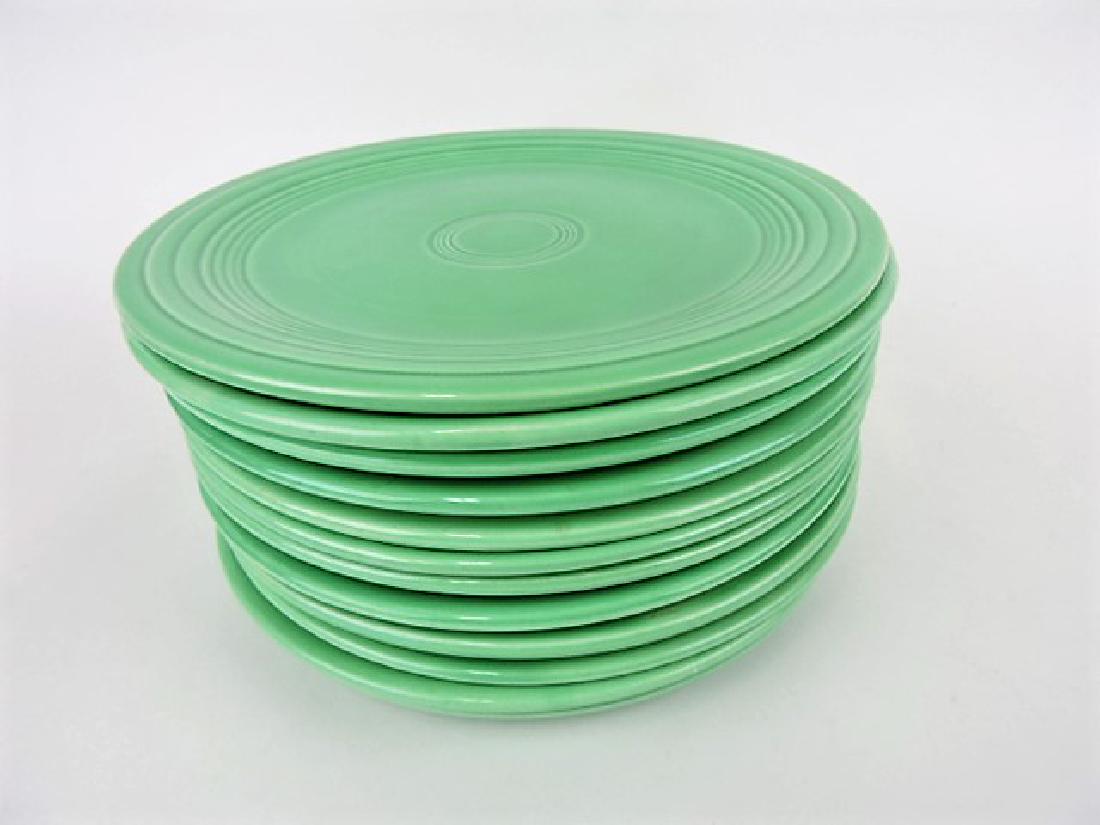 Fiesta 9" plate group, 12 green (1 of 1)