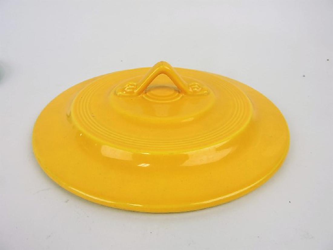 Fiesta Harlequin casserole lid, yellow (1 of 1)