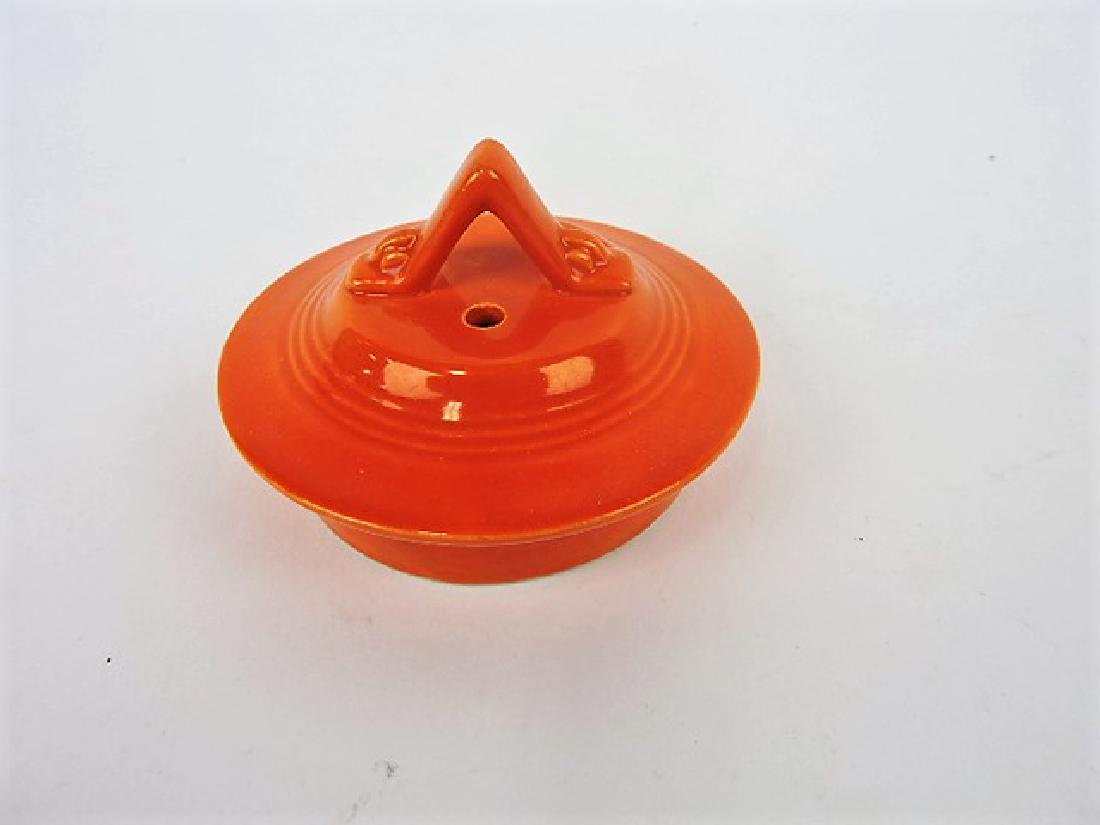 Fiesta Harlequin teapot lid, red (1 of 1)