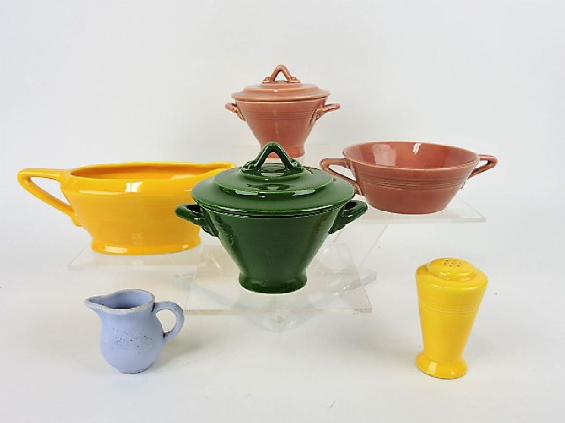 Fiesta Harlequin lot of 6 assorted: pieces