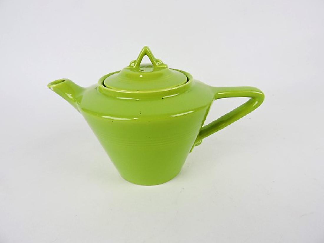 Harlequin teapot, chartreuse, spout (1 of 1)