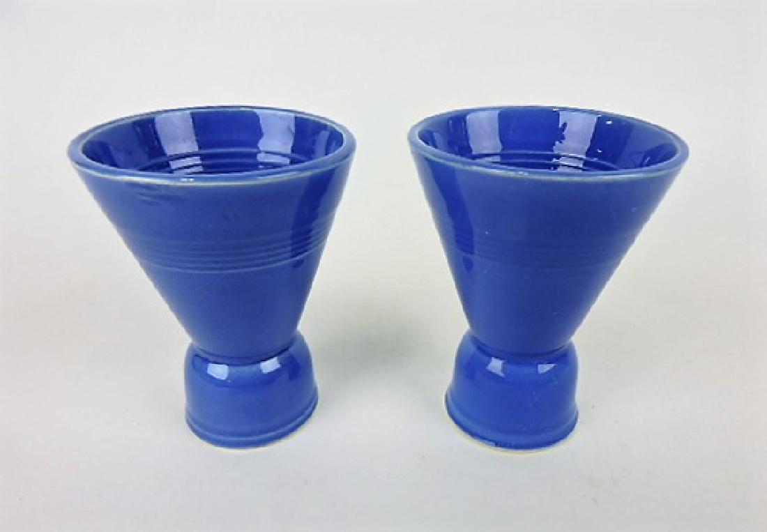 Harlequin double egg cup, 2 mauve (1 of 1)