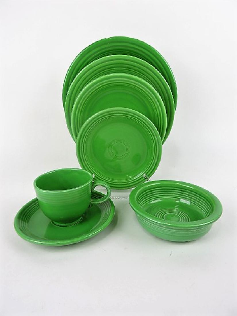 Fiesta medium green 7 piece place (1 of 1)
