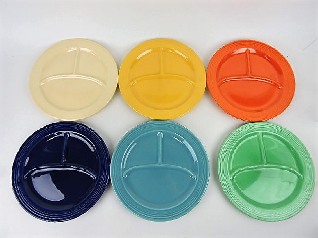 Fiesta 10 1/2" compartment plate group; (1 of 1)