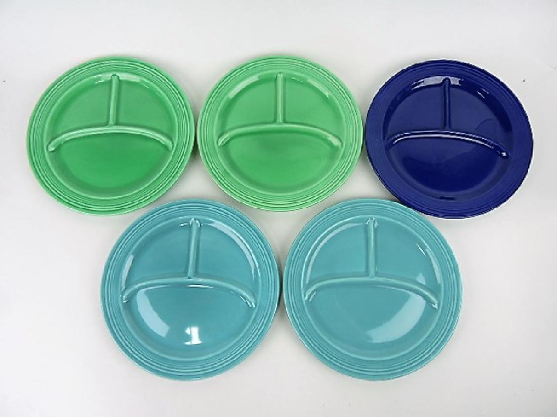 Fiesta 10 1/2" compartment plate group; (1 of 1)