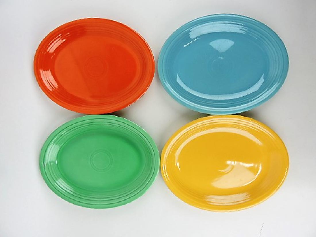 Fiesta platter group; 4 mixed colors (1 of 1)