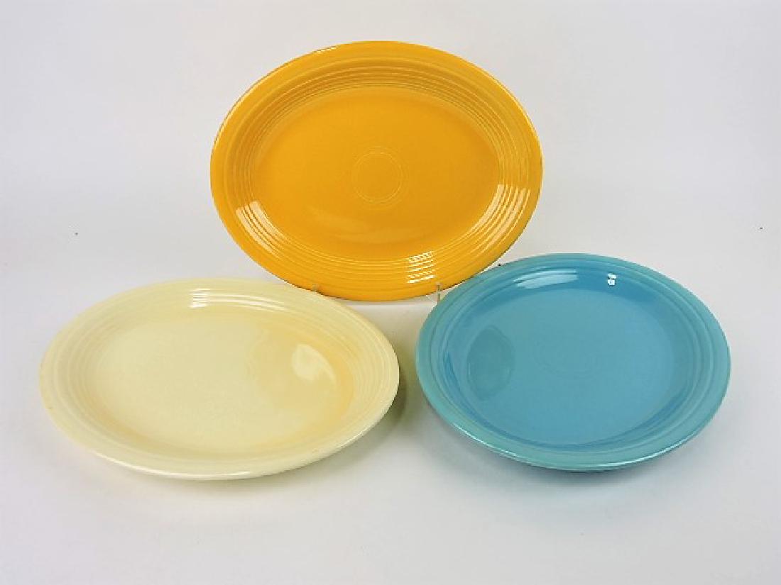 Fiesta platter group; turquoise, ivory, (1 of 1)