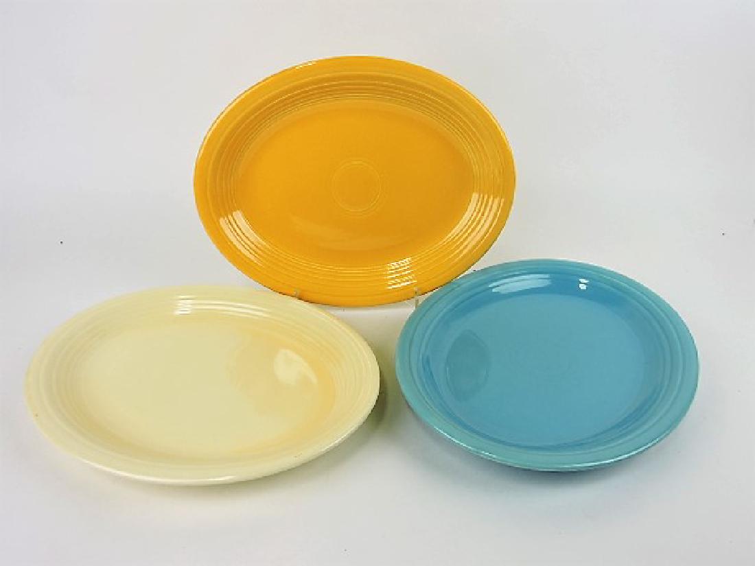 Fiesta platter group; turquoise, ivory, (1 of 1)