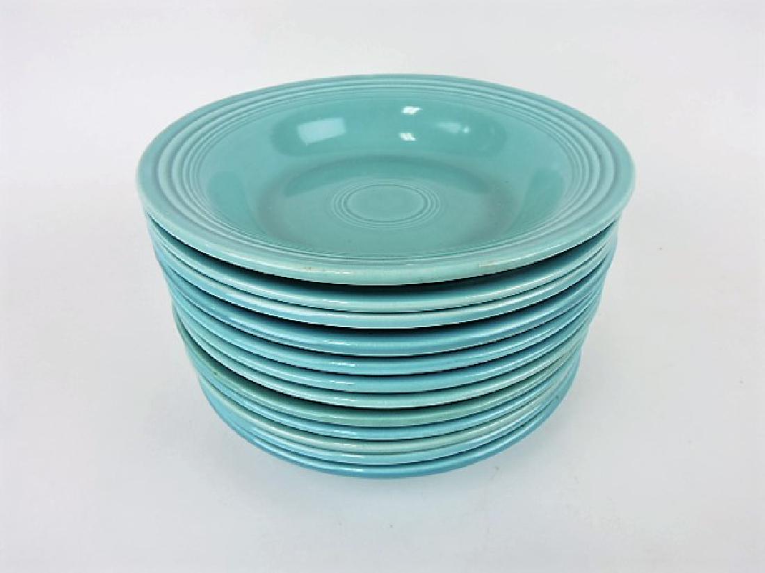 Fiesta deep plate group; 12 turquoise (1 of 1)