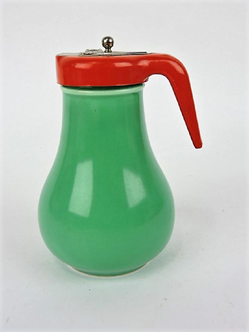 Fiesta syrup pitcher, green, (1 of 1)