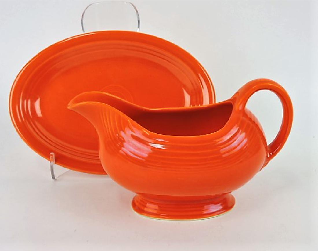 Fiesta red sauce boat with oval (1 of 1)