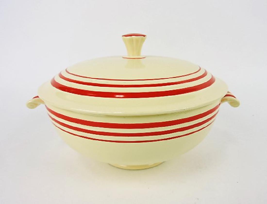 RARE Fiesta casserole, ivory with (1 of 4)
