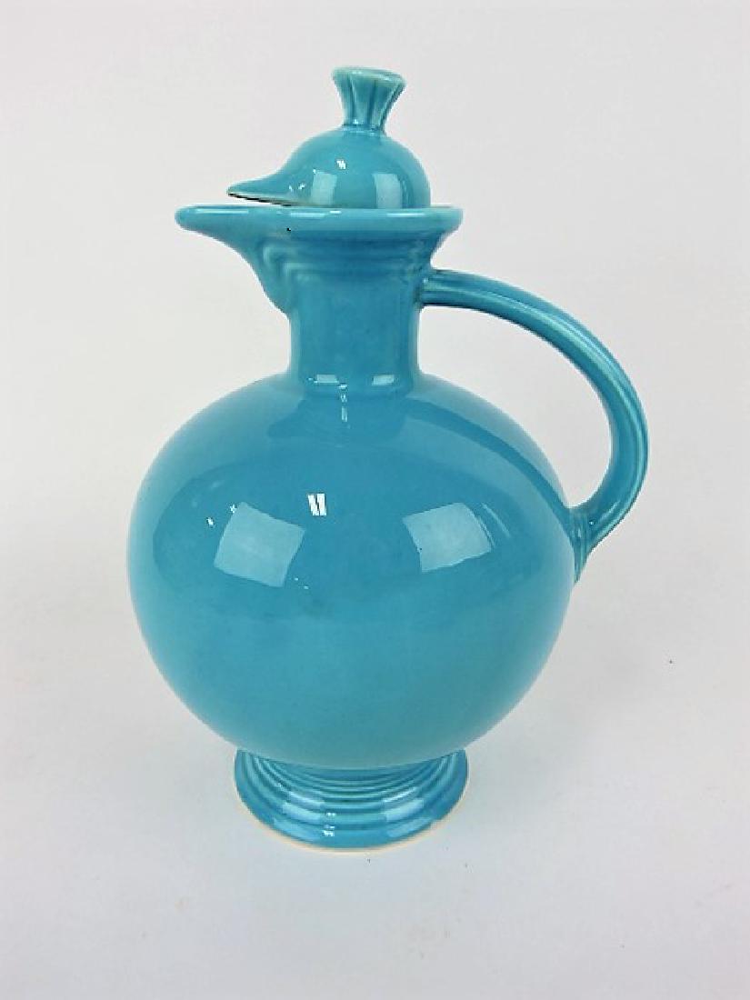 Fiesta water carafe, turquoise (1 of 1)