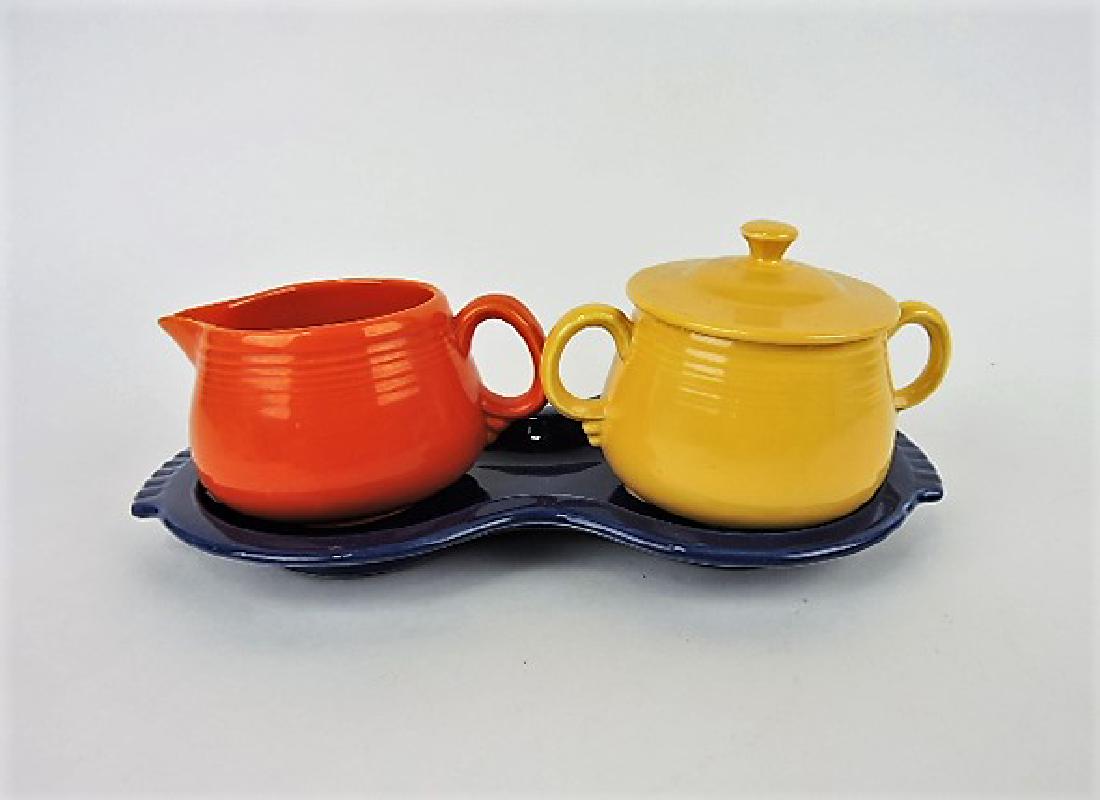 Fiesta promotional creamer, sugar, and (1 of 1)