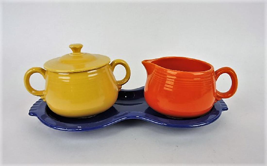 Fiesta promotional creamer ,sugar & (1 of 1)