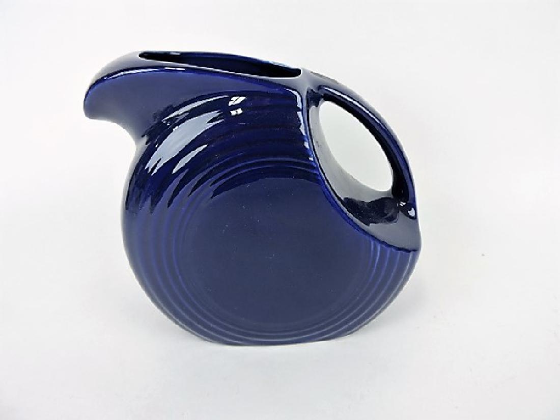 Fiesta disk water pitcher, cobalt (1 of 1)