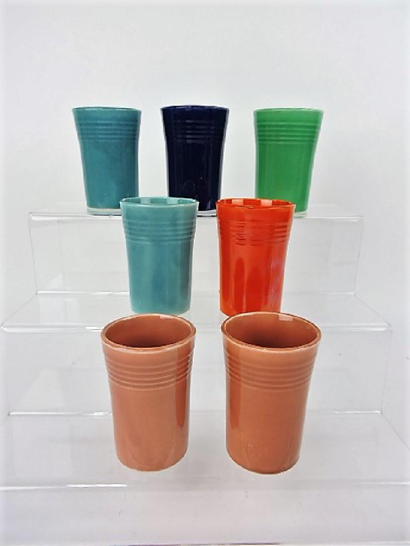 Fiesta juice tumbler group; 7 mixed: colors