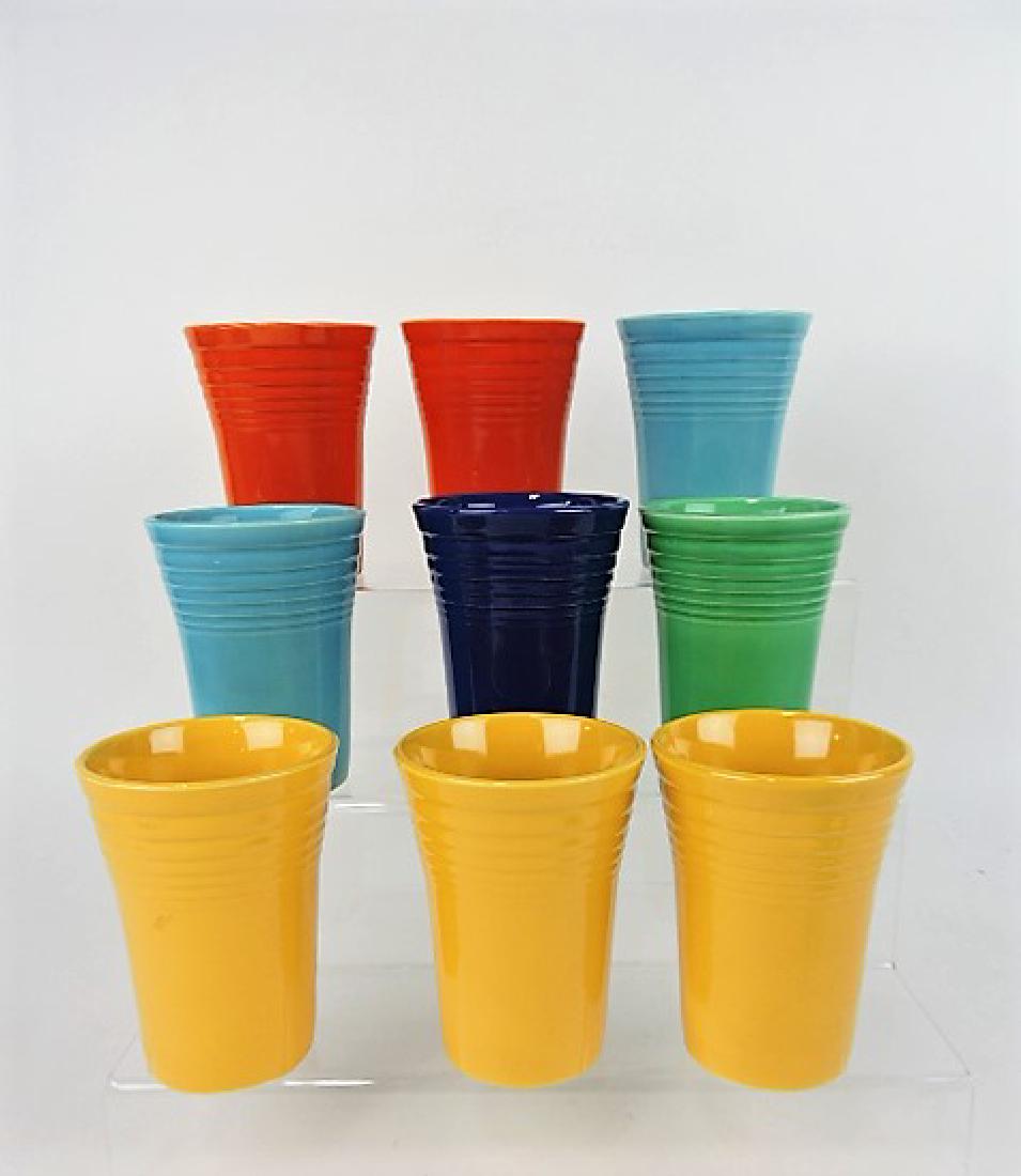 Fiesta water tumbler group; 9 mixed (1 of 1)