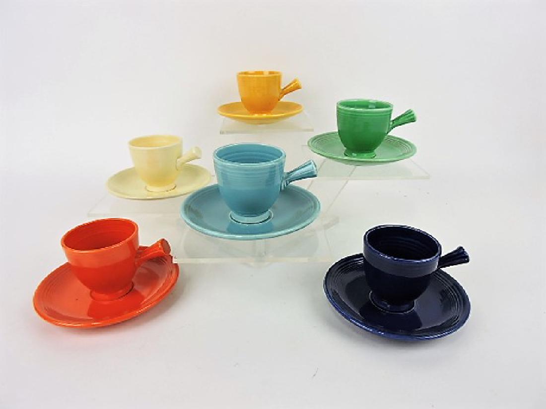 Fiesta demitasse cup & saucer group; (1 of 1)