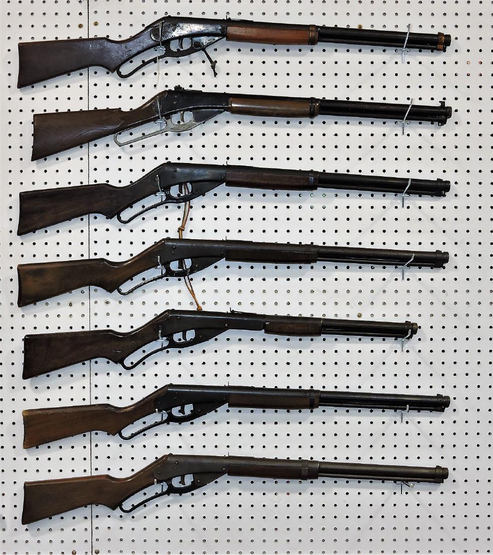 Daisy BB gun lot of 7 carbines,: various condition
