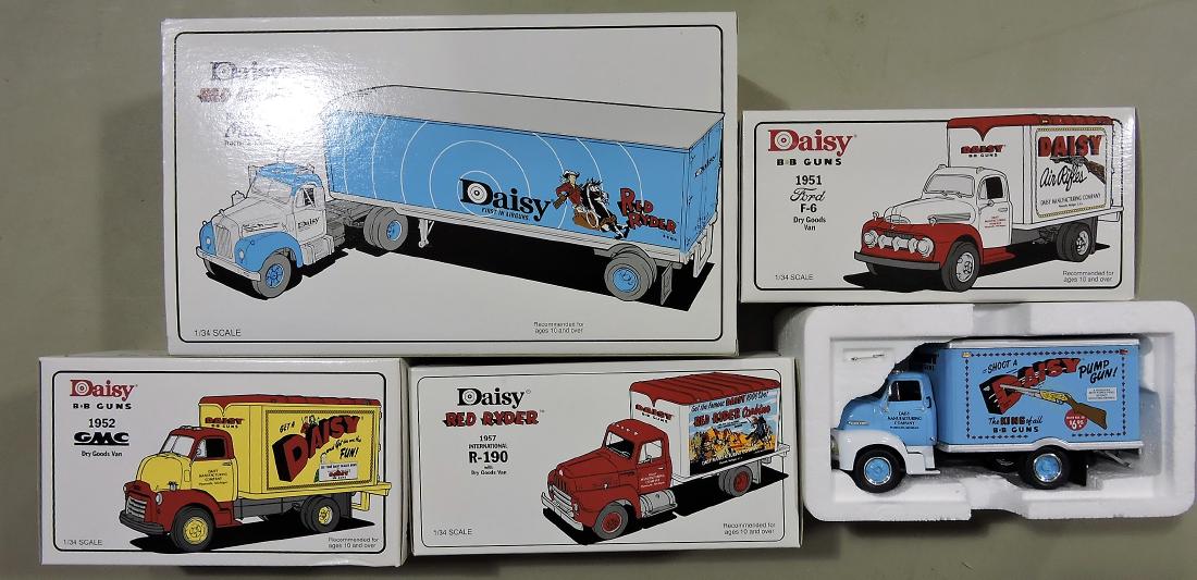 Daisy Red Ryder lot of 5 scale: model trucks by First Gear