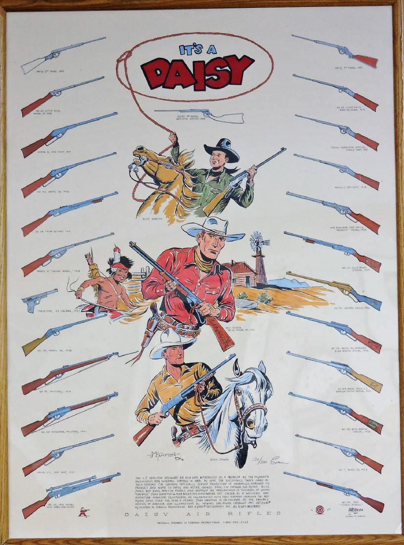 "It's a Daisy" poster print by: Richard Carrow, 30" x 23"