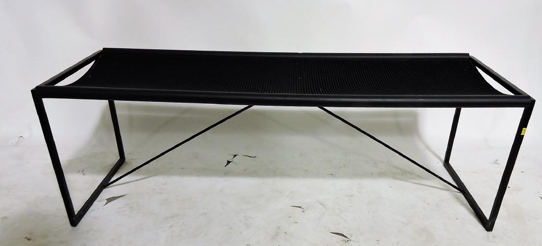 Iron bench with rubber seat,: Zevs