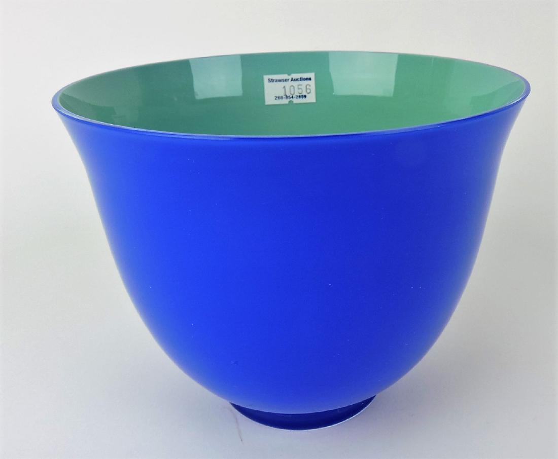 Carlo Moretti Italian art glass vase: made for Tiffany & Co., 4 3/4"