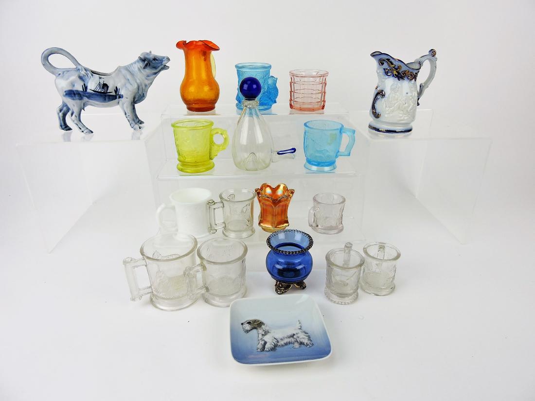 Child's early lot of 9 pattern glass (1 of 1)