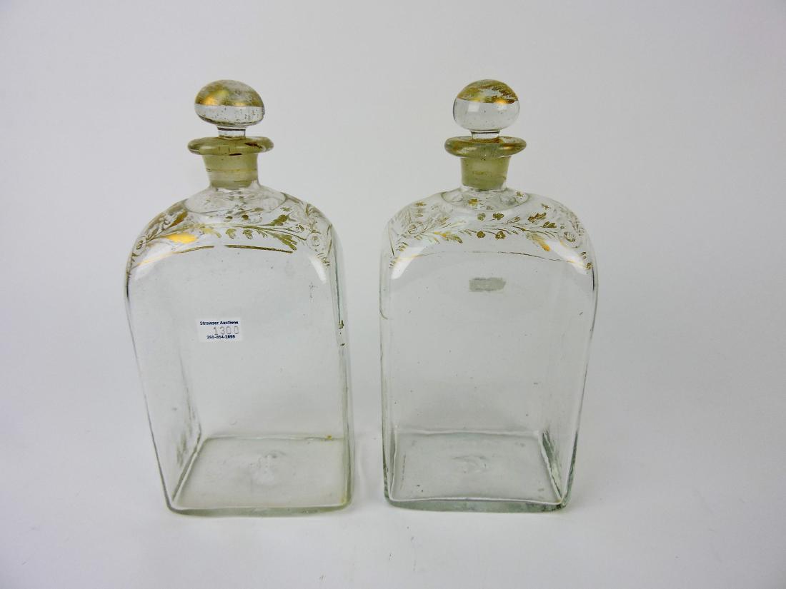 Pair of very early blown glass (1 of 1)