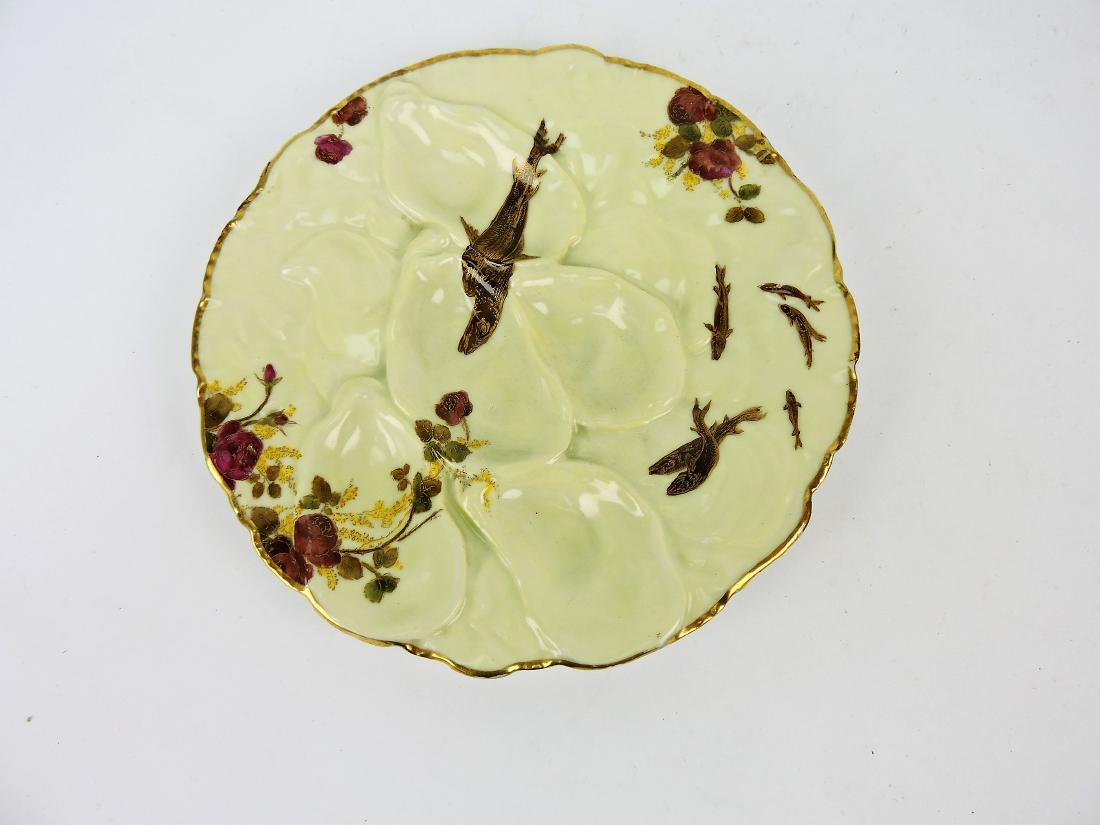 Haviland 8 1/2" turkey oyster plate (1 of 1)