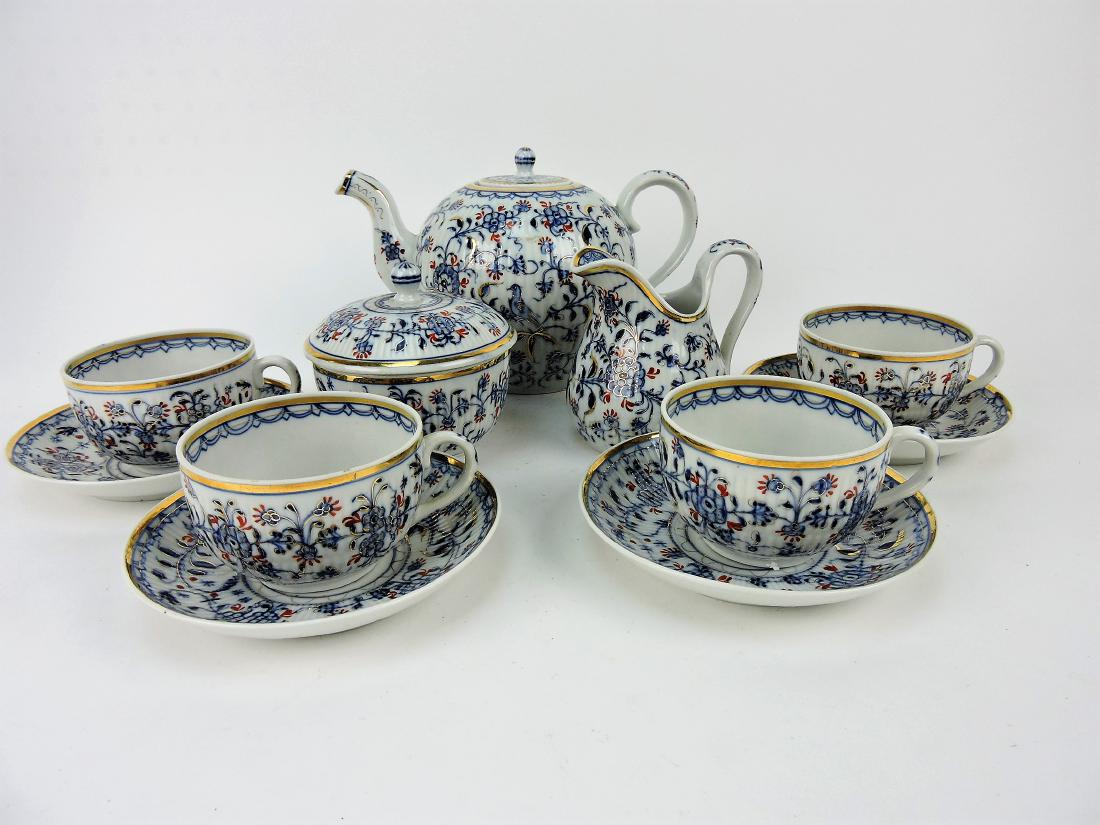 Early Meissen KPM 11 piece tea set (1 of 2)