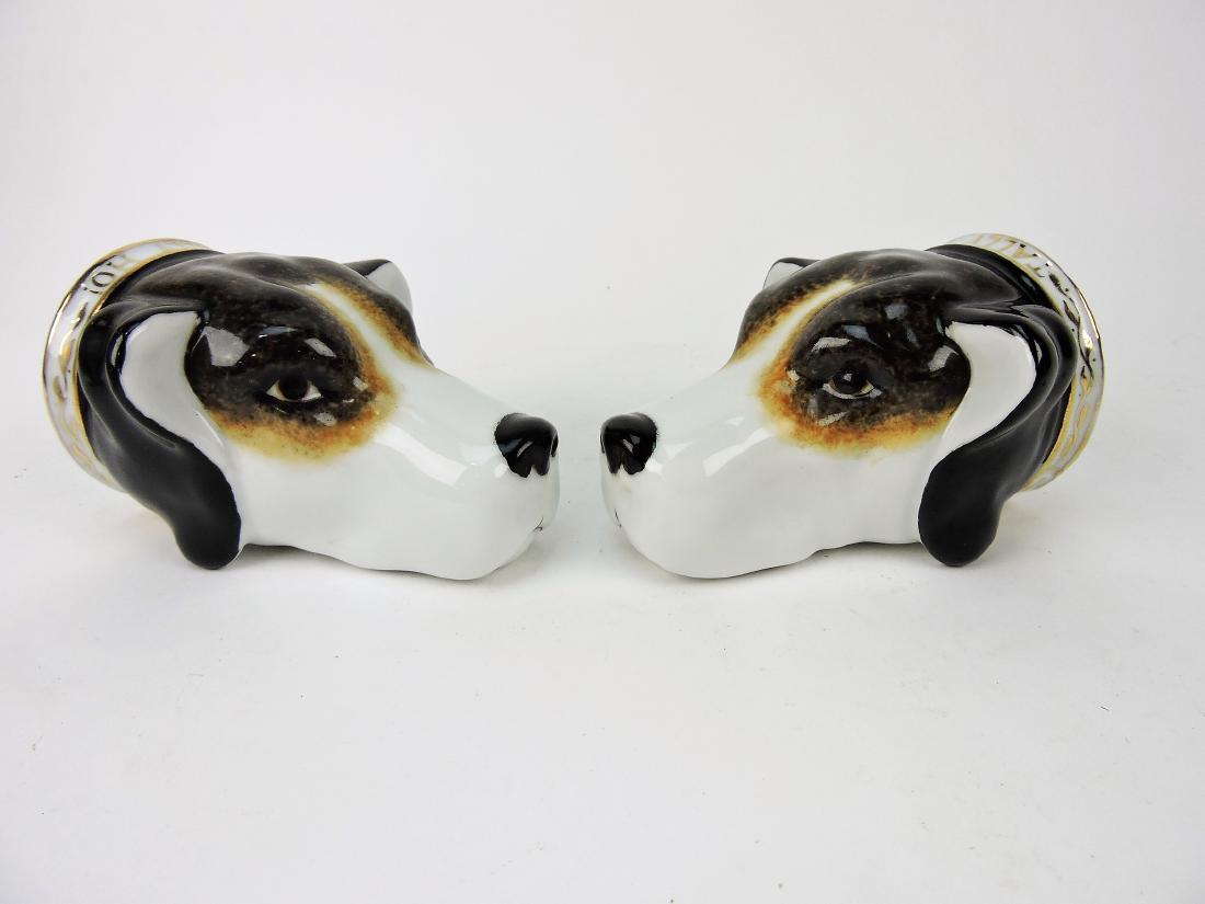 Staffordshire pair of hound's (1 of 4)