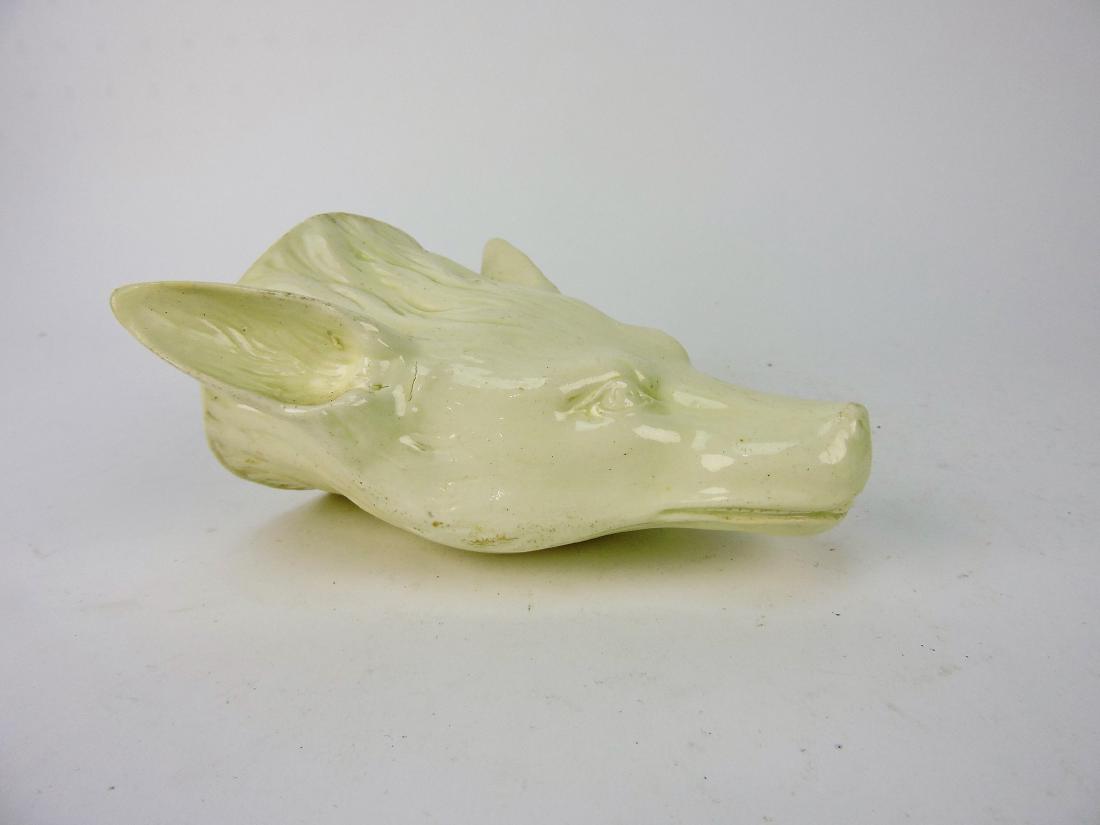 White Staffordshire fox head (1 of 5)