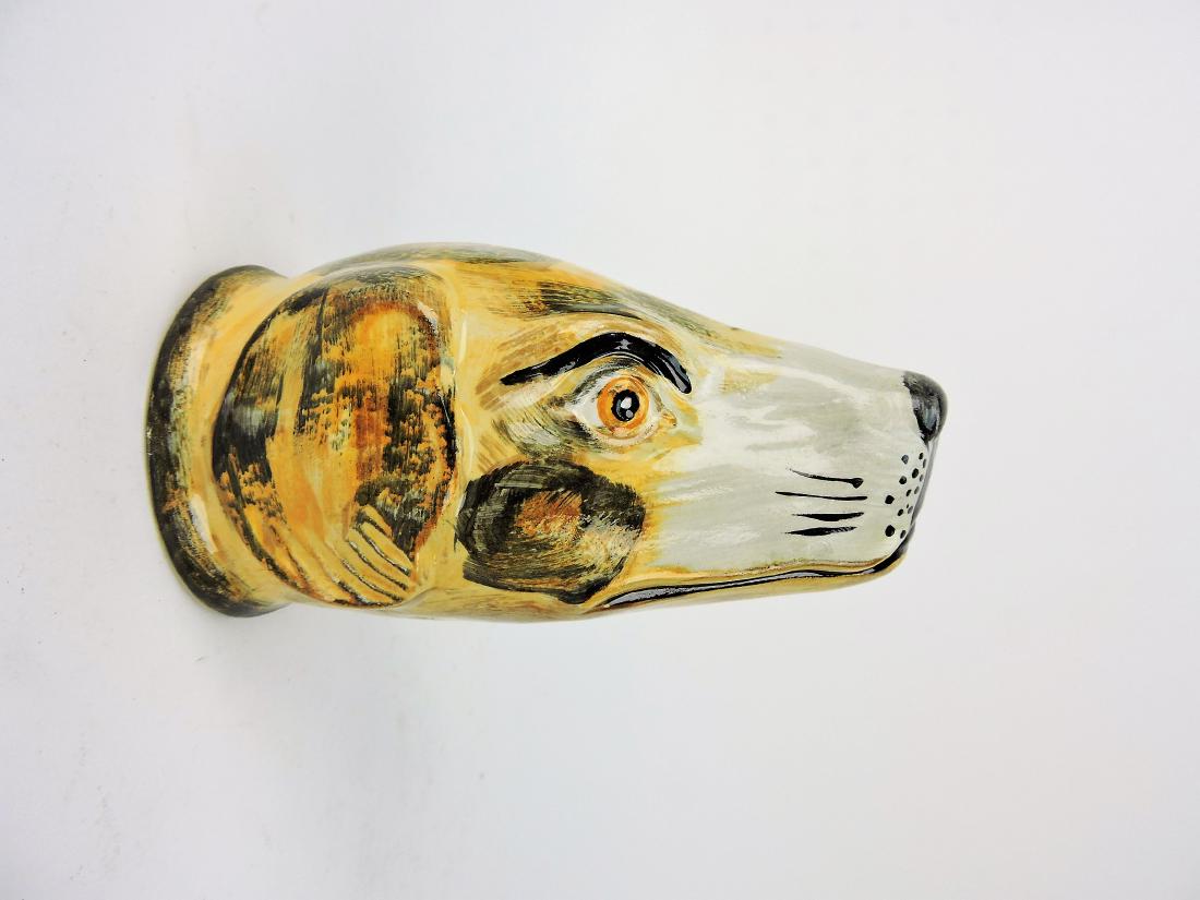 Hound's head stirrup cup, 5" (1 of 6)