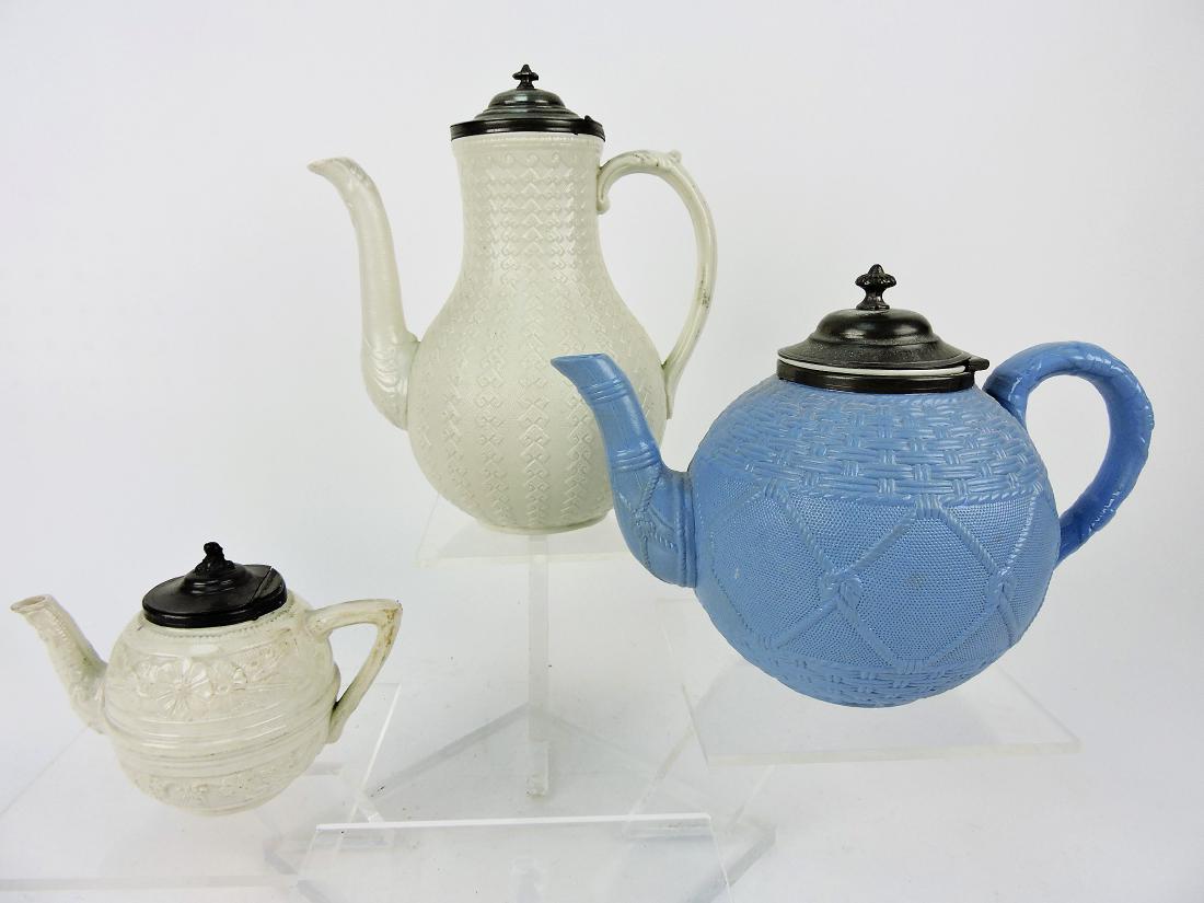 English molded parian lot of 3 (1 of 1)